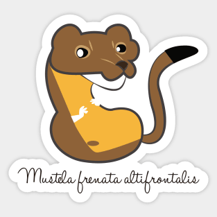 Long tailed weasel 1 Sticker